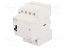 Contactor: 4-pole installation; 63A; 220÷240VAC; NO x4; DIN; IP20