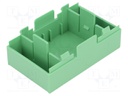 Enclosure: for DIN connectors; green; 45mm
