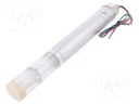Signaller: signalling column; continuous light; Usup: 24VDC; LED