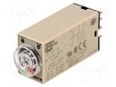 Timer; 0,1min÷10h; DPDT; 250VAC/5A; Usup: 100÷120VAC; H3YN; socket