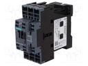 Contactor: 3-pole; NO x3; Auxiliary contacts: NO + NC; 24VDC; 40A
