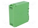 Enclosure: for DIN rail mounting; Y: 79.5mm; X: 25mm; Z: 74mm