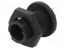 Connector: circular; Series: EN2; socket; male; THT; PIN: 2; 7A; IP68