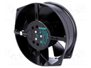 Fan: AC; axial; 230VAC; Ø150x55mm; 350m3/h; 53dBA; ball bearing