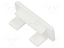 Cap for LED profiles; white; GIZA
