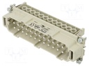 Connector: rectangular; male; EPIC H-BE; PIN: 24; 24+PE; 16A; 500V
