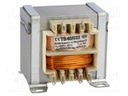 Transformer: mains; 40VA; 230VAC; 9V; 9V; 2.2A; 2.2A; IP00