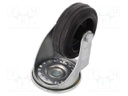 Transport wheel; Ø: 80mm; W: 25mm; H: 107mm; torsional; 50kg