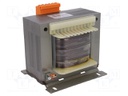 Transformer: mains; 600VA; 230VAC; 24V; 24V; Leads: terminal block