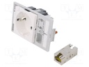 Panel interface; 250VAC; 16A; IP20,IP21; Input: RJ45; Mounting: M4