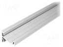 Profiles for LED modules; angular; natural; L: 1m; aluminium