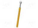 Test needle; Operational spring compression: 4mm; 5A; Ø: 2mm; 0.8N