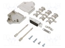 D-Sub HD; PIN: 26; male; shielded; straight; soldering; for cable