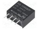 Converter: DC/DC; 1W; Uin: 10.8÷13.2V; Uout: 5VDC; Iout: 200mA; SIP4