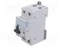 RCBO breaker; Inom: 10A; Ires: 30mA; Max surge current: 250A; 400V