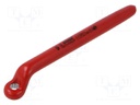 Wrench; insulated,single sided,box,bent; 9mm; 180/2VDEDP