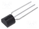 Transistor: NPN; bipolar; 45V; 0.8A; 625mW; TO92
