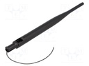 Antenna; WiFi,dipole; 5dBi; 2,4GHz; Len: 100mm; L: 172.5mm; Ø: 13mm