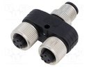 M12 adapter FY-M12D-04M-M12D-04F-T-0100