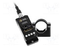 Meter: flow analyzer; OLED; ±5m/s; Meas.accur: ±2%; RS485; IP54