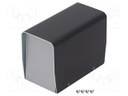 Enclosure: with panel; X: 61mm; Y: 118mm; Z: 84mm; aluminium; silver