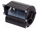 Fan: EC; blower; 272x209.3x202.3mm; 1155m3/h; ball bearing