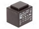 Transformer: encapsulated; 2.3VA; 230VAC; 12V; 12V; 96mA; 96mA; 111g
