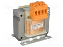 Transformer: mains; 80VA; 230VAC; 12V; Leads: terminal block; 1.2kg