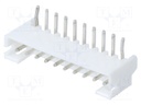 Socket; wire-board; male; 2mm; PIN: 10; THT; 100V; 2A; tinned; angled