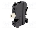 Splice terminal: rail; 0.5÷16mm2; ways: 1; terminals: 2; Width: 12mm