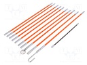 To pull the wires; Overall len: 3.3m; Working part len: 0.33m