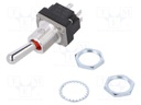 Switch: toggle; Pos: 2; DPDT; (OFF)-ON; 5A/28VAC; Leads: screw; IP67