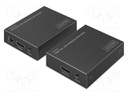 HDMI extender; HDCP 1.4,HDMI 1.4; 4K,HDCP,UHD 2160p; metal; 40m