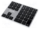 Keyboard; black; Bluetooth 3.0 EDR,wireless; 10m