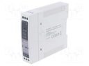 Power supply: switched-mode; for DIN rail; 20W; 12VDC; 1.67A; 80%