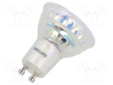 LED lamp; cool white; GU10; 230VAC; 390lm; 4.6W; 36°; 6500K