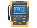 3-phase power quality analyser; LCD,graphical; Plug: EU,UK