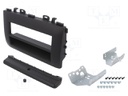Radio mounting frame; Kia; 1 DIN; matt black