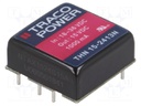 Converter: DC/DC; 15W; Uin: 18÷36V; 15VDC; Iout: 1A; 1"x1"; 16.6g