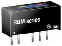 Converter: DC/DC; 1W; Uin: 10.8÷13.2V; Uout: 5VDC; Iout: 200mA; SIP6