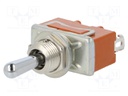 Switch: toggle; Pos: 3; SP3T; (ON)-OFF-(ON); 15A/250VAC; 15A/30VDC