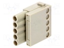 Connector: HDC; module; female; Han Modular; PIN: 5; screw terminal