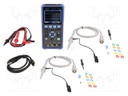 Handheld oscilloscope; 50MHz; 8bit; LCD 3,5"; Ch: 2; 250Msps; 8kpts
