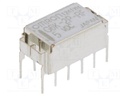 Relay: electromagnetic; DPDT; Ucoil: 5VDC; 0.3A/125VAC; 1A/30VDC