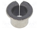 Bearing: sleeve bearing; with flange; Øout: 10mm; Øint: 8mm