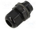 Cable gland; IP68; Mat: polyamide; black; push-in