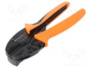 Tool: for crimping; terminals; steel; 250mm; 0.14÷4mm2