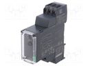 Timer; 0,05s÷300h; SPDT; 250VAC/8A; 24÷240VAC; 24÷240VDC; DIN; IP20