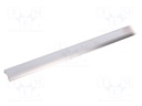 Profiles for LED modules; recessed; natural; L: 1m; aluminium