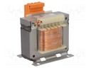 Transformer: mains; 100VA; 230VAC; 42V; Leads: terminal block; IP00